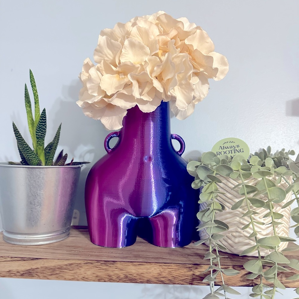 3D printed body vase
